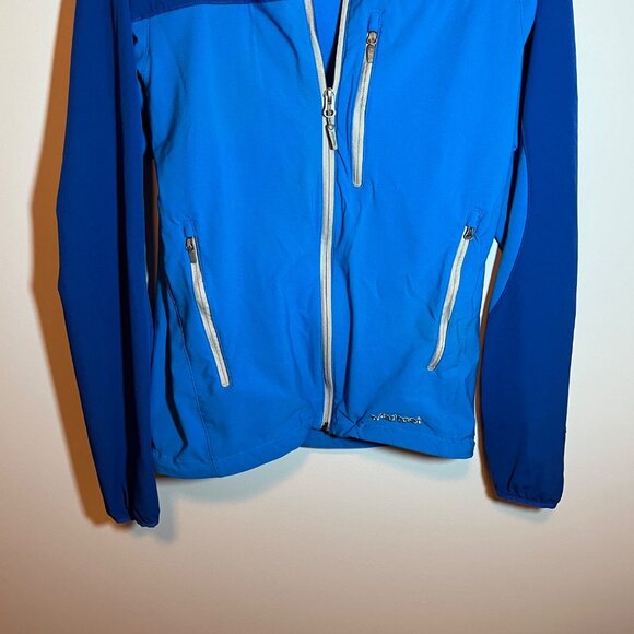 Marmot Mens M3 Blue Zip-Up Soft Shell Windbreaker Jacket Size Medium - Picture 5 of 12
